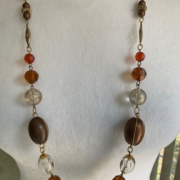 VTG Express Beaded Statement Necklace BoHo - Picture 11 of 12